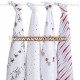 Baby swaddle Wraps Cotton Muslin Printed 4 Packs Choose your own Pack!